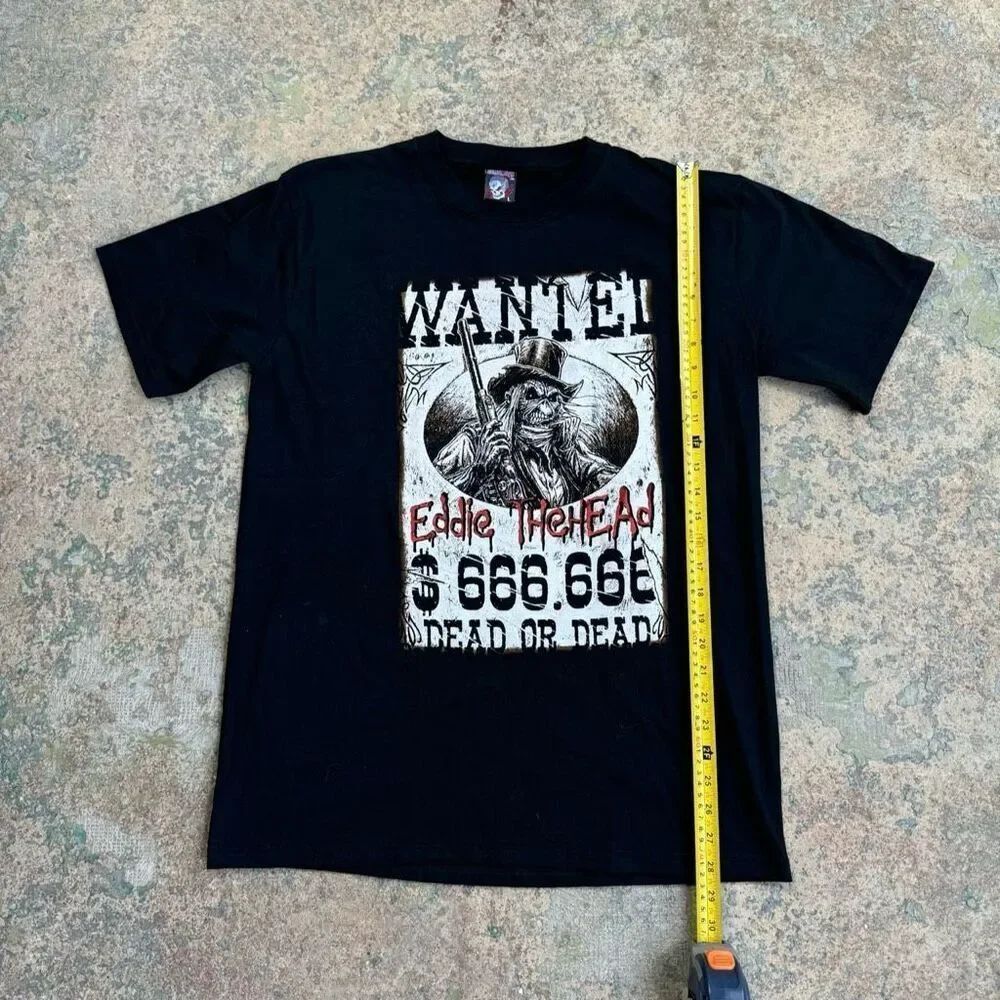Iron Maiden Dead Or Dead Y2K Band Shirt